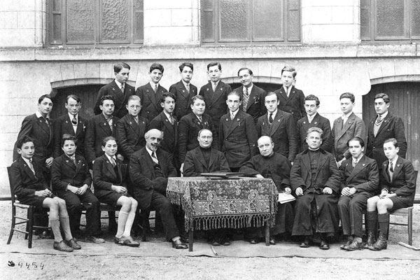 François Mitterrand au collège St Paul à Angoulême