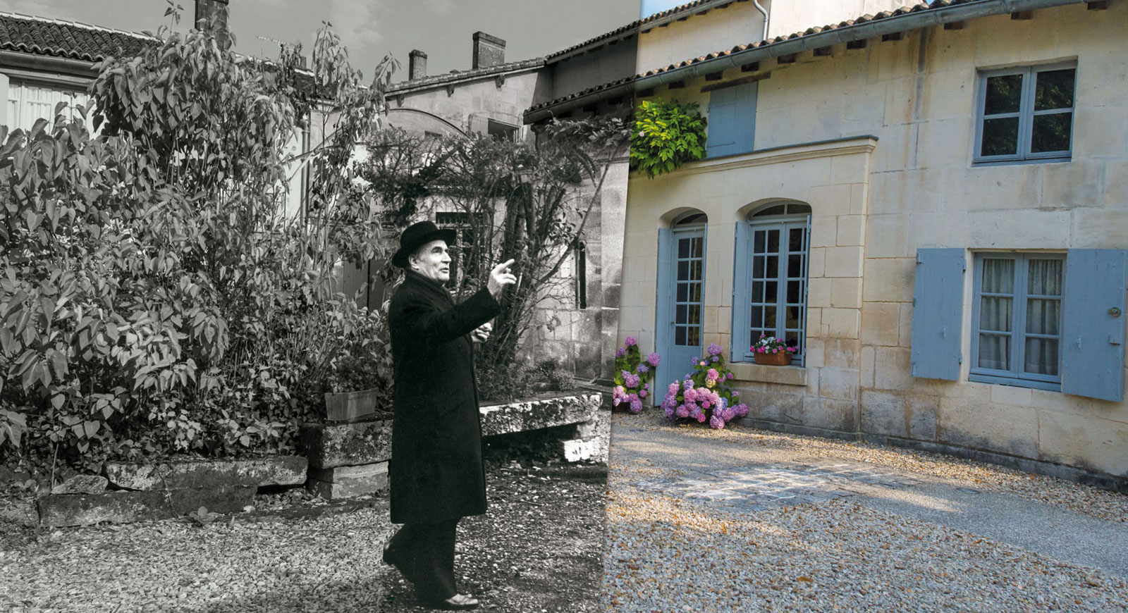 Accueil François Mitterrand dans sa maison natale Jarnac
