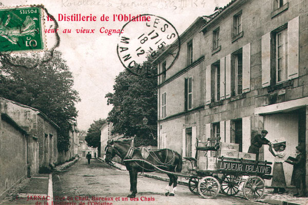 Vue Carte Postale ancienne Jarnac ville natale Mitterrand