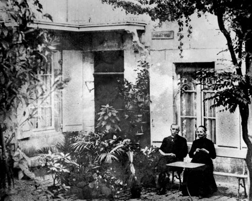 Grand parents de François Mitterrand dans sa maison natale