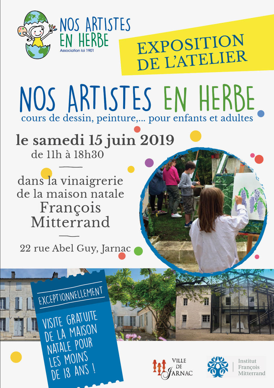 Lire la suite à propos de l’article Exposition de fin d’année nos artistes en herbe – samedi 15 Juin 2019