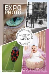 Lire la suite à propos de l’article Expo Photos « Carte Blanche » – 14/29 Septembre 2019