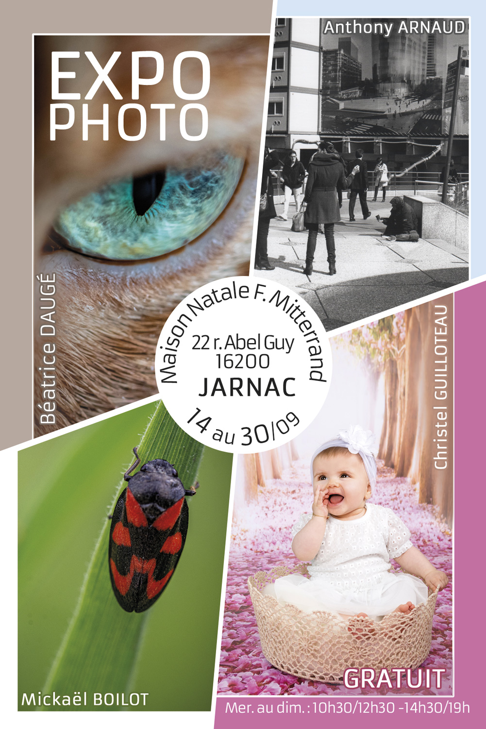 Lire la suite à propos de l’article Expo Photos « Carte Blanche » – 14/29 Septembre 2019